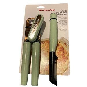 KitchenAid Can Opener & Peeler Set Kitchen Soft-Grip Handles Stainless Steel NEW